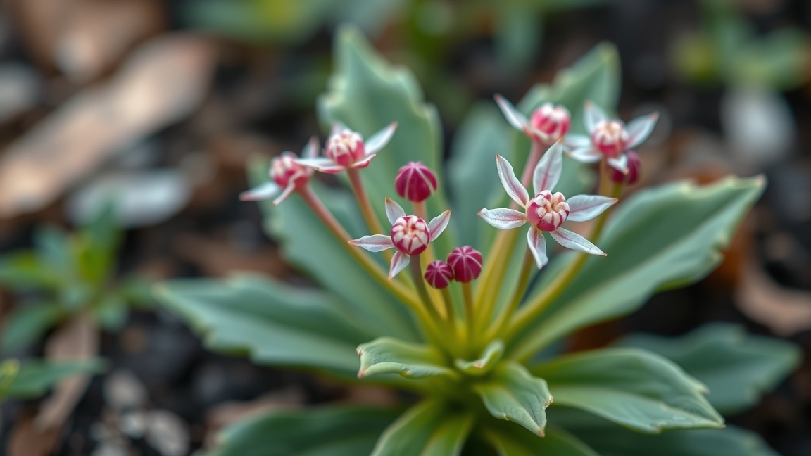 Sceletium tortuosum virágai gyógynövényként a stressz csökkentésére