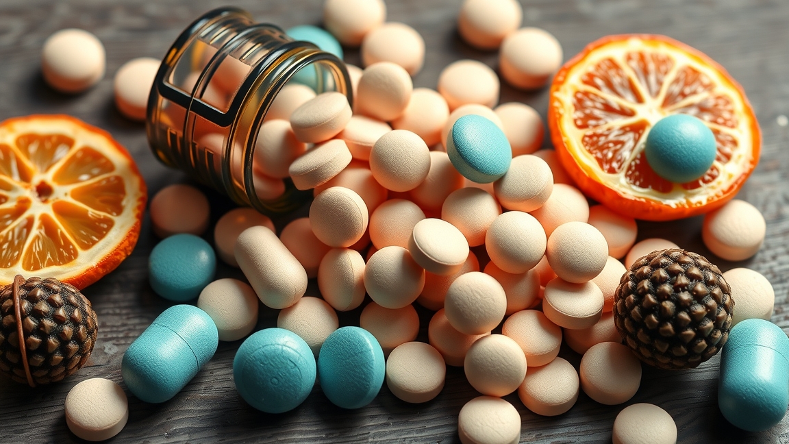 Vízben oldódó tabletták és citrusfélék, egészségügyi témákhoz kapcsolódóan