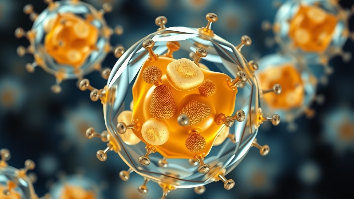 Sejtek zsírokat tartalmazó lipidmembránja mikroszkópos nézetben.