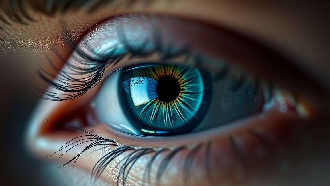 Közelkép egy emberi szemen, amely a látás rejtélyét szimbolizálja.