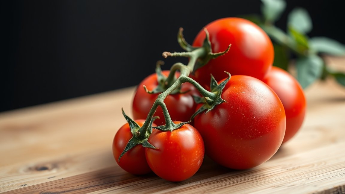 Friss paradicsom a tápláló tányéron