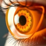 A szem, amely kiemeli a lutein jelentőségét a látás védelmében.