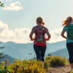 Négyes séta a természetben, amely javítja a fizikai és mentális egészséget.