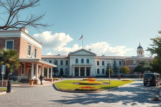 Helyi önkormányzat épülete és környezete