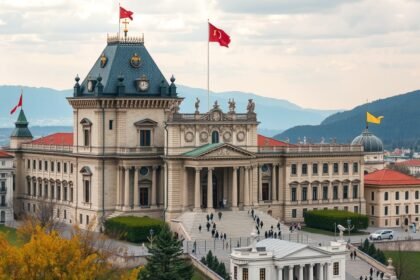 A dualista állam történelmi épülete az Osztrák–Magyar Monarchiából.