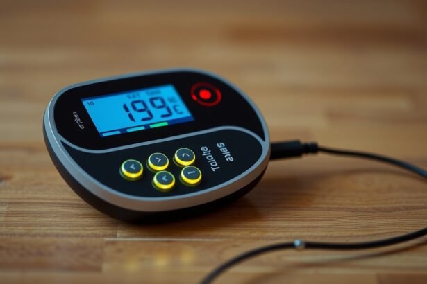 TENS készülék aktivitási kijelzője fájdalomcsillapításhoz