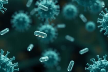 Antibiotikumok és baktériumok mikroszkópos képe