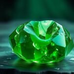 Zöld jade ásvány ékszer, a harmónia és gyógyulás szimbóluma