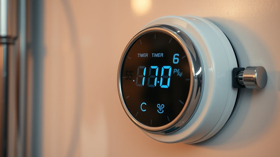 Modern bojleróra a vízmelegítés automatikus időzítéséhez
