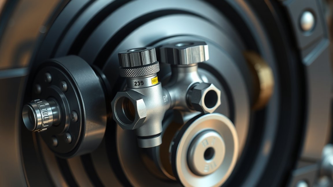 Fékszelep részlete a járművek fékrendszerében