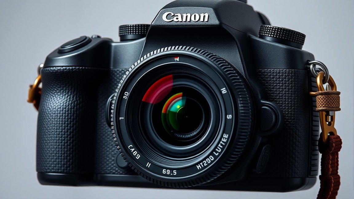 Canon fényképezőgép objektívvel