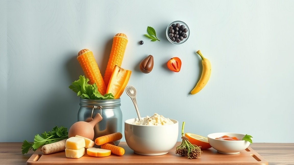 Egészséges gluténmentes ételek: friss zöldségek és gyümölcsök.