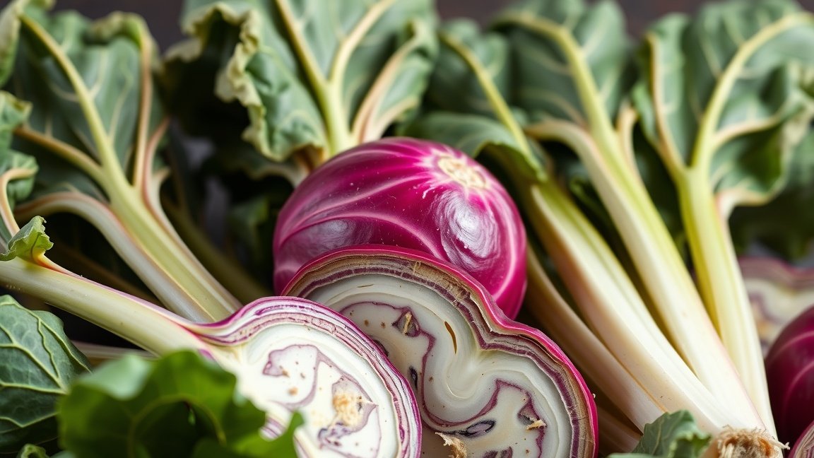 Friss karalábé zöldségek, gazdag tápanyagokban és vitaminokban.