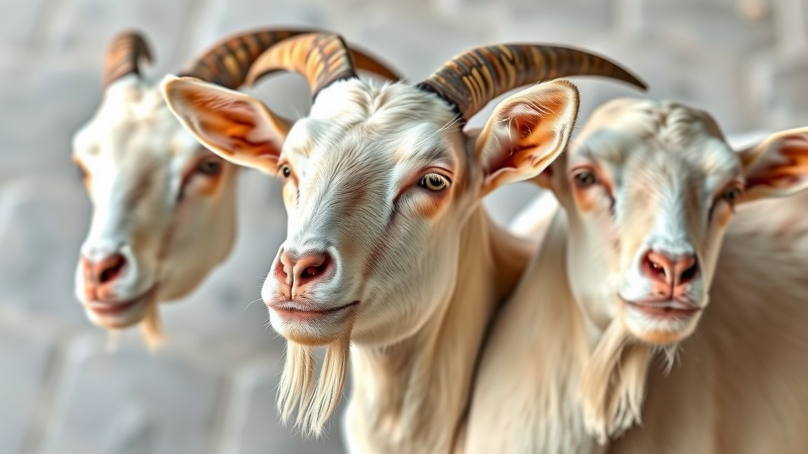 Kecskék csoportja, amelyek a kecskejoghurt alapanyagául szolgálnak.