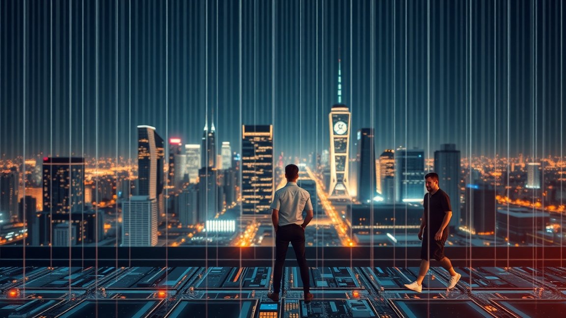 A modern városi élet és a technológia kölcsönhatása