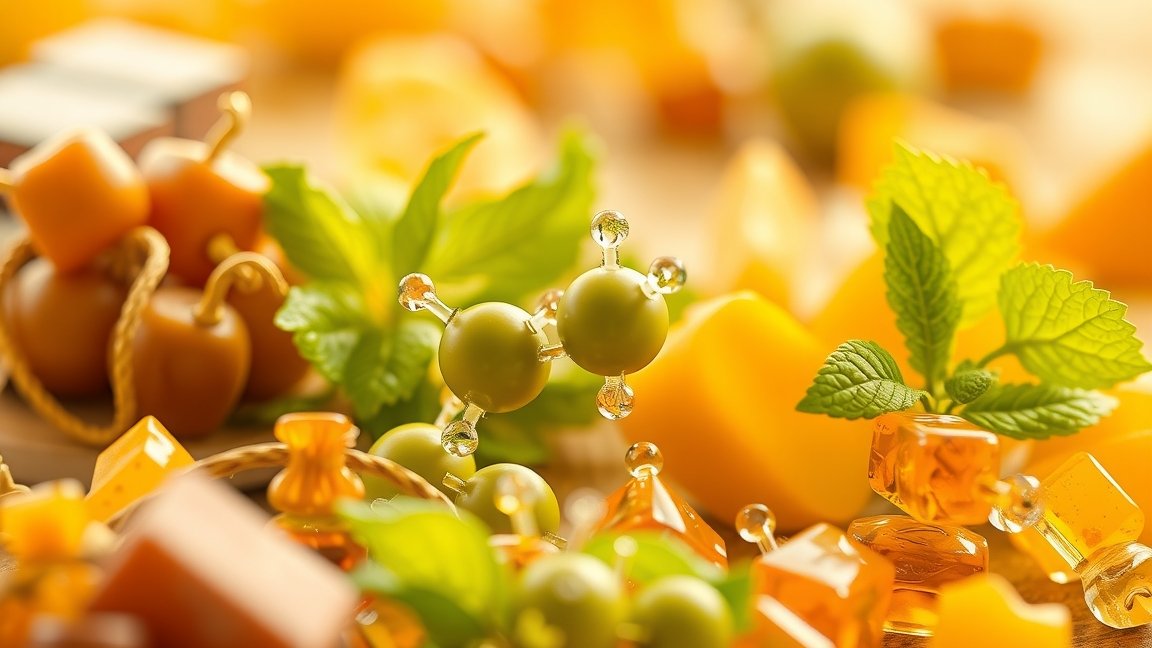 Az anetol és természetes összetevők élelmiszer- és kozmetikai termékekben.