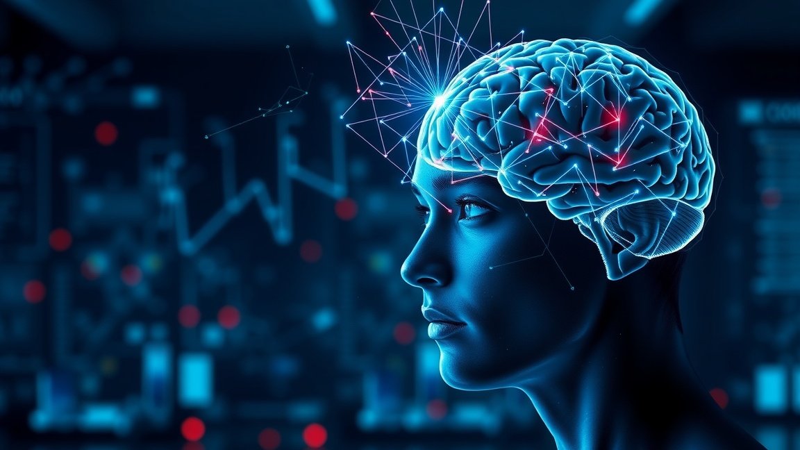 Agyi hatások és antidepresszánsok illusztrációja