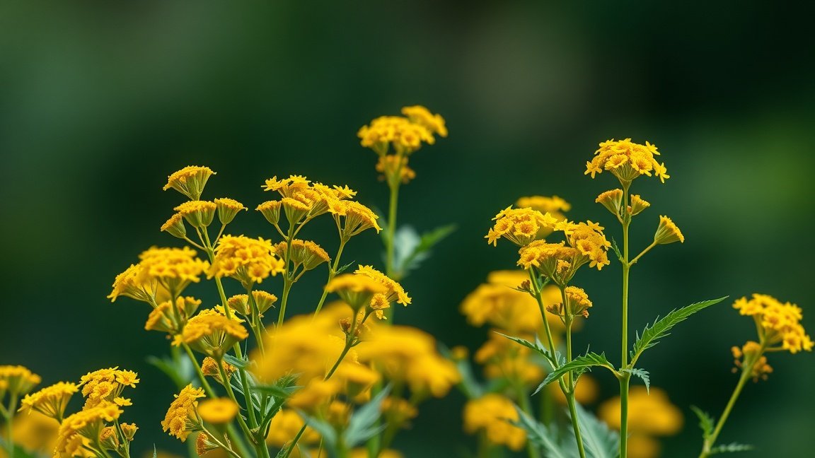 Aranyvessző virágzat természetes gyógyászati felhasználásra.
