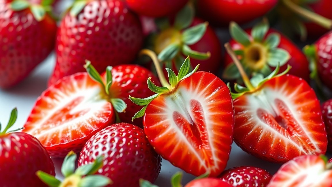 Friss eprek, díszített szeletek szív alakú belsővel.