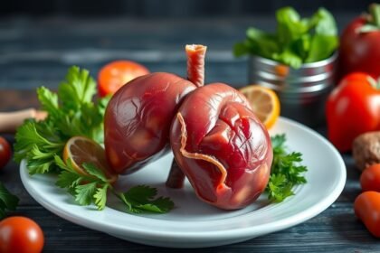 Zsírmáj regeneráló étrend: friss zöldségekkel és gyümölcsökkel díszített tányér