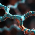 Réz molekula képe, amely a kollagéntermeléshez és antioxidáns védelemhez kapcsolódik.