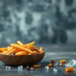 Dextrintartalmú ételek szépen elrendezve egy tálban.