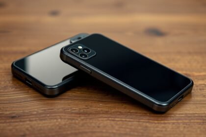 Két telefontok egymás mellett, különböző védelmi funkciók.