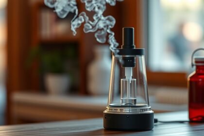 Modern vaporizer for healthier inhalation with steam