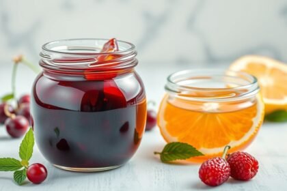 Flavon lekvár különböző ízekben: cseresznye és narancs