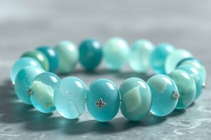 Amazonit karkötő: nyugalom és tiszta kommunikáció energetikai előnyei