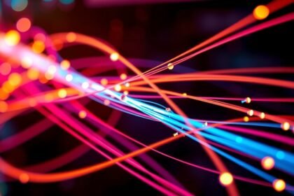 Színes optikai kábelek és fényhullámok, a jövő hálózati megoldása.