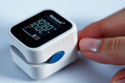 Pulzoximéter a véroxigénszint és pulzus mérésére