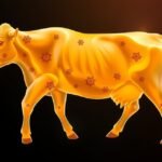 Marha zselatin illusztrációja a bélrendszer és bőr egészségének támogatására.