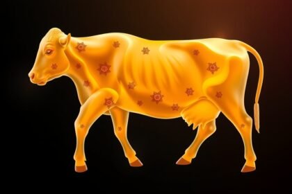 Marha zselatin illusztrációja a bélrendszer és bőr egészségének támogatására.