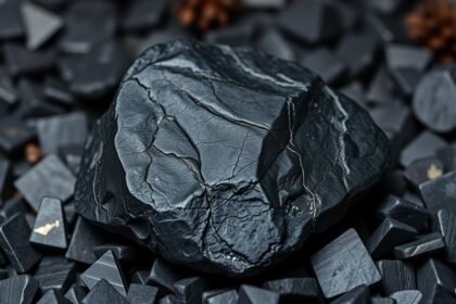 Hematit kő különböző formákban, földelő ásvány