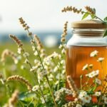 Réti legyezőfű tea friss virágokkal