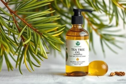 Teafaolajos sampon, természetes tisztítás és korpásodás ellen.