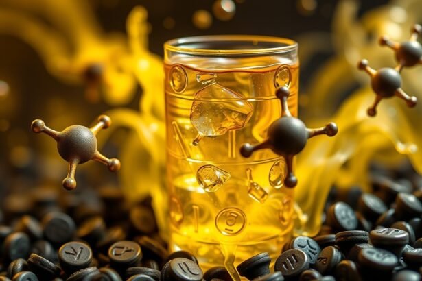 Energiaital, koffein molekulák, és kávébabból készült ital