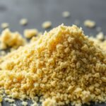 Kelp por: jód, ásványok és antioxidánsok gazdag forrása.