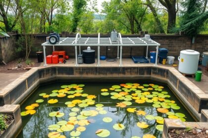 Biológiai szennyvíztisztító tartály működése a természetben.