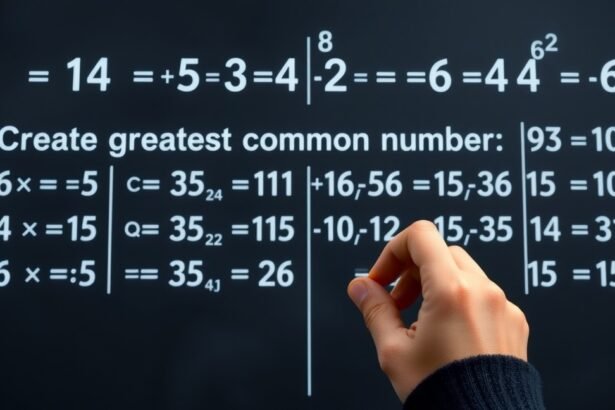 Matematikai egyenletek legnagyobb közös osztó meghatározásához.