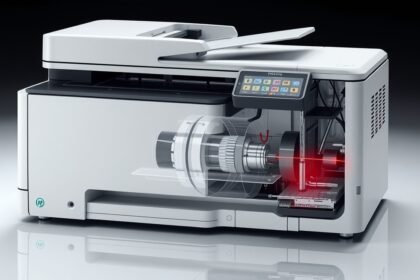 Lézernyomtató működése és felépítése részletesen megjelenítve