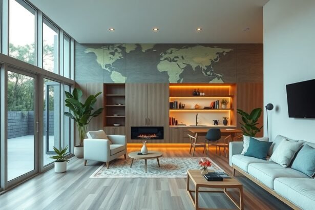 Modern, energiatakarékos otthon okos eszközökkel és kényelmes designnal.