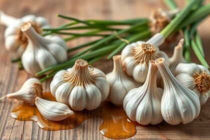 Friss medvehagyma és olaj a természetes immunerősítéshez