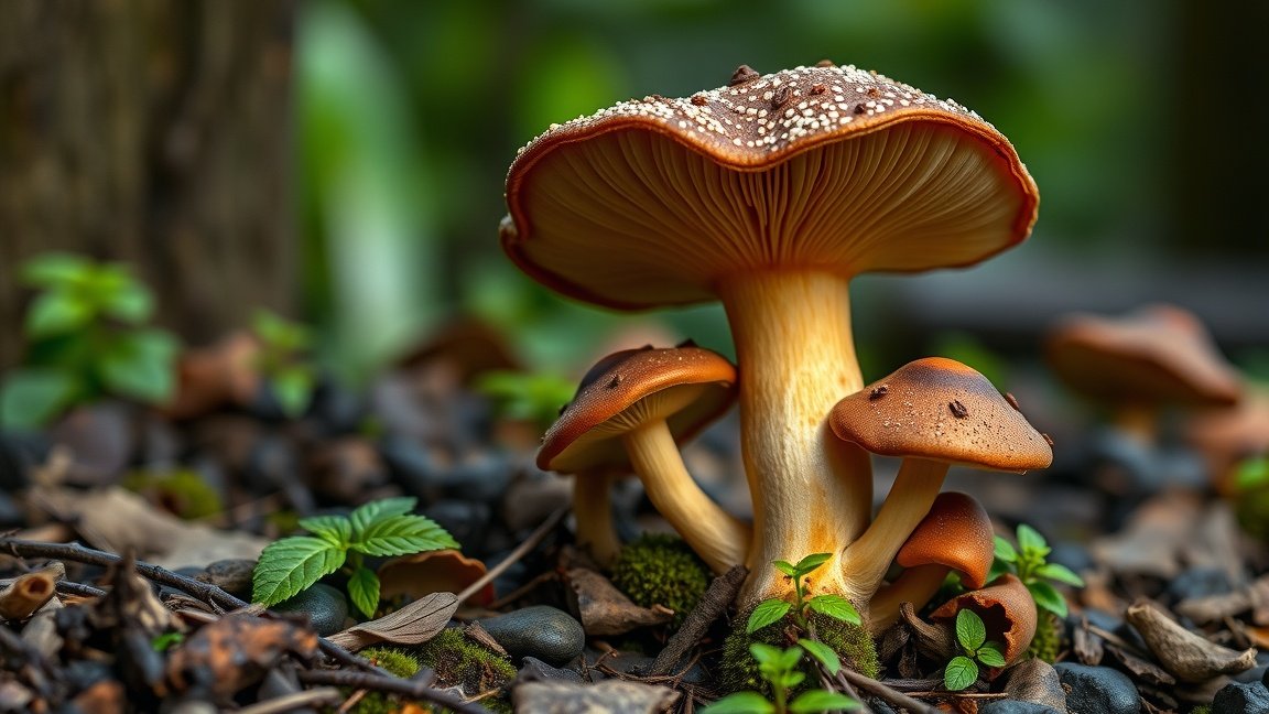 Ganoderma gyógygomba természetes környezetben