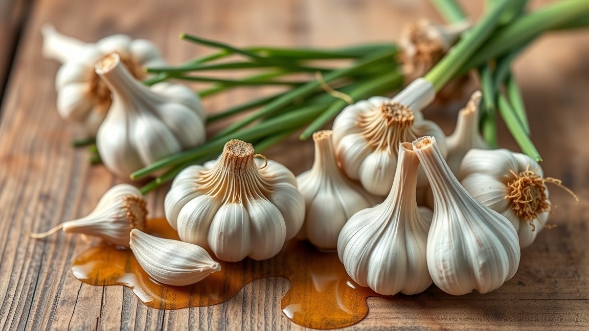 Friss medvehagyma és olaj a természetes immunerősítéshez