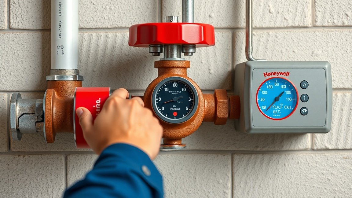 Honeywell VC4013 szelep használata fűtési rendszerekben