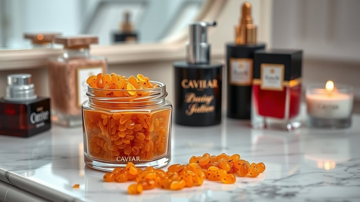 Kaviár az arcbőrápolásban luxus összetevőként