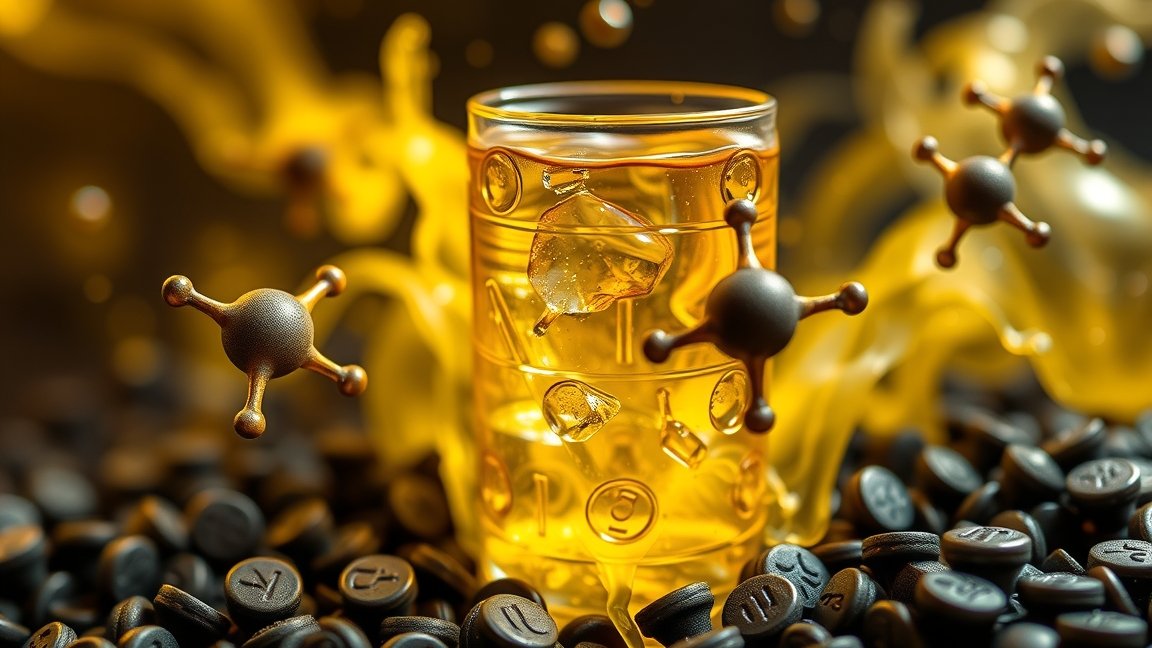 Energiaital, koffein molekulák, és kávébabból készült ital