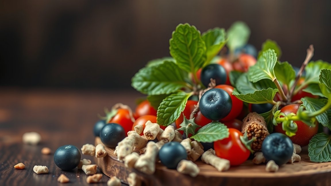 Friss gyógynövények és bogyós gyümölcsök természetesen támogatják a tesút és a vércukorszint